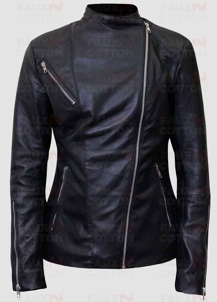 Power Lela Loren Leather Jacket